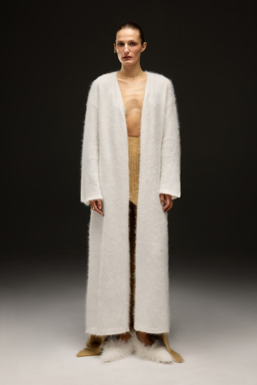 Frozen maxi cardigan